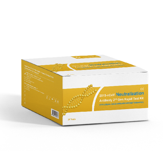 2019-nCoV Neutralisation Antikörper 2. Gen Schnelltest Kit (kolloidale Gold immuno chromato graphie)