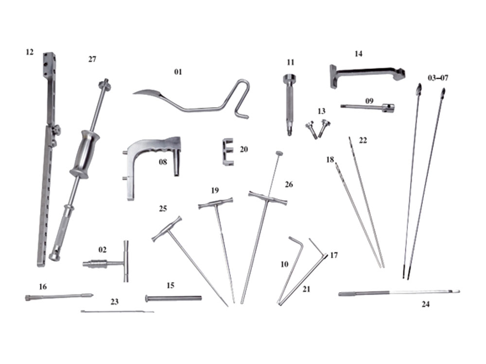 Instrument Set for Tibial Interlocking Nail