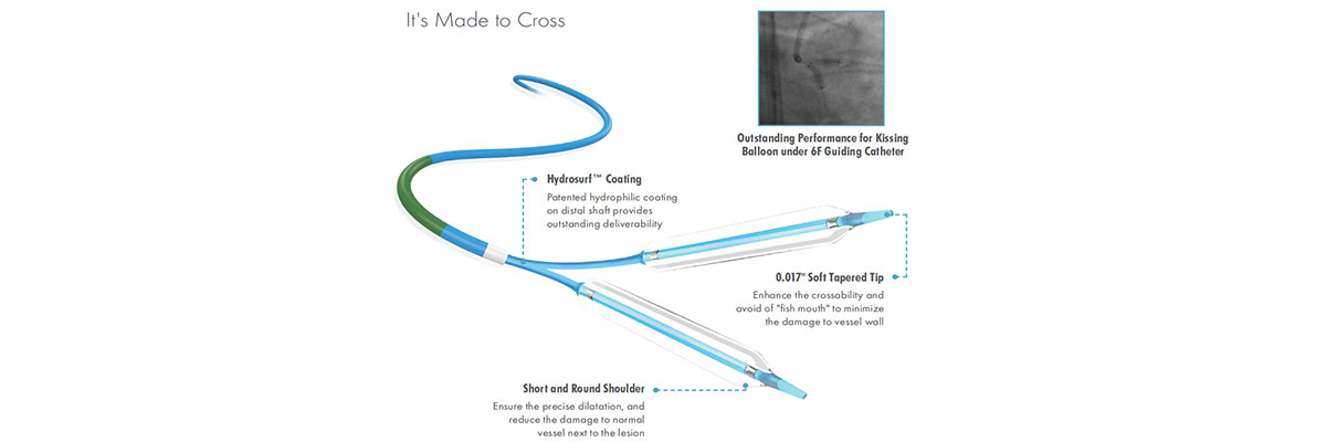 Mini Tadpole Coronary Dilatation Catheter